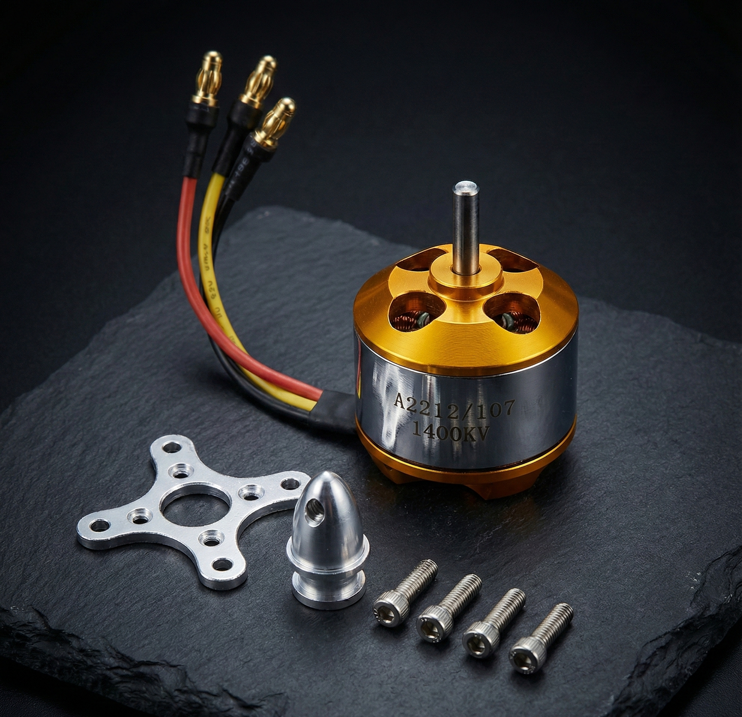 XXD A2212 1000KV Brushless Outrunner Motor - with Mount & Prop Adapter